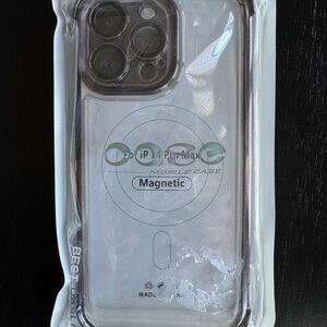 Magnetic Clear Case for iPhone 14 Pro Max